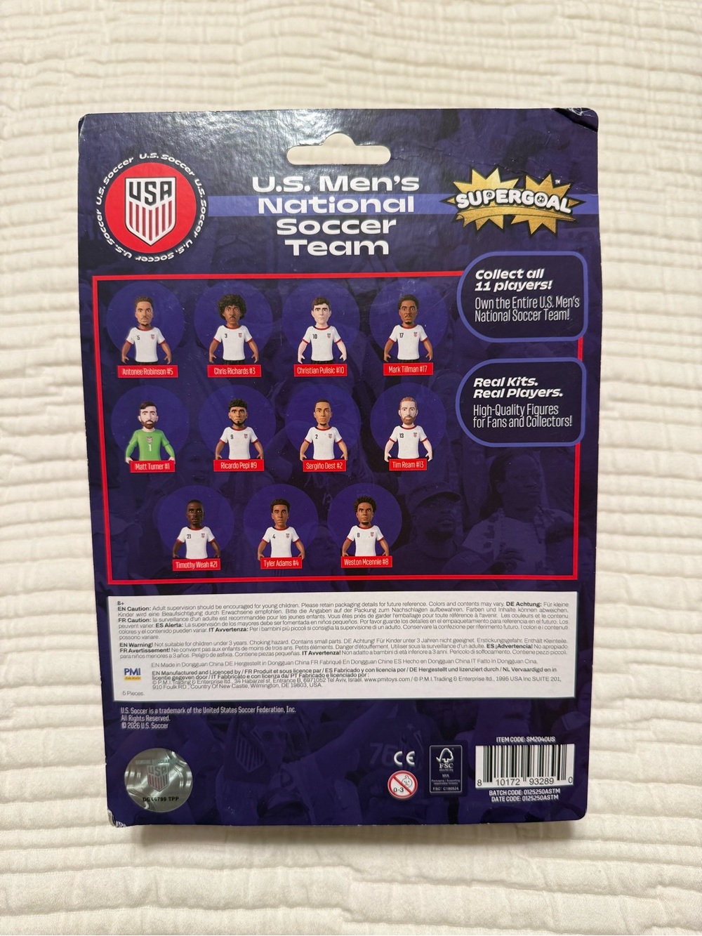 U.S. Men's National Soccer Team Collectible Action Figures - Supergoal - Picture 2 of 2